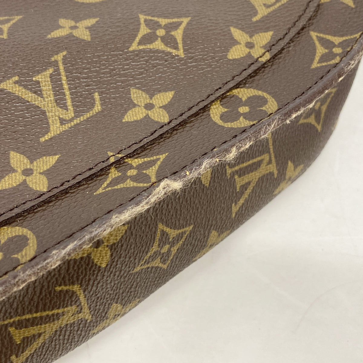【6kd4768】ルイヴィトン ショルダーバッグ モノグラム サンクルーGM M51242 ブラウン【中古】レディース