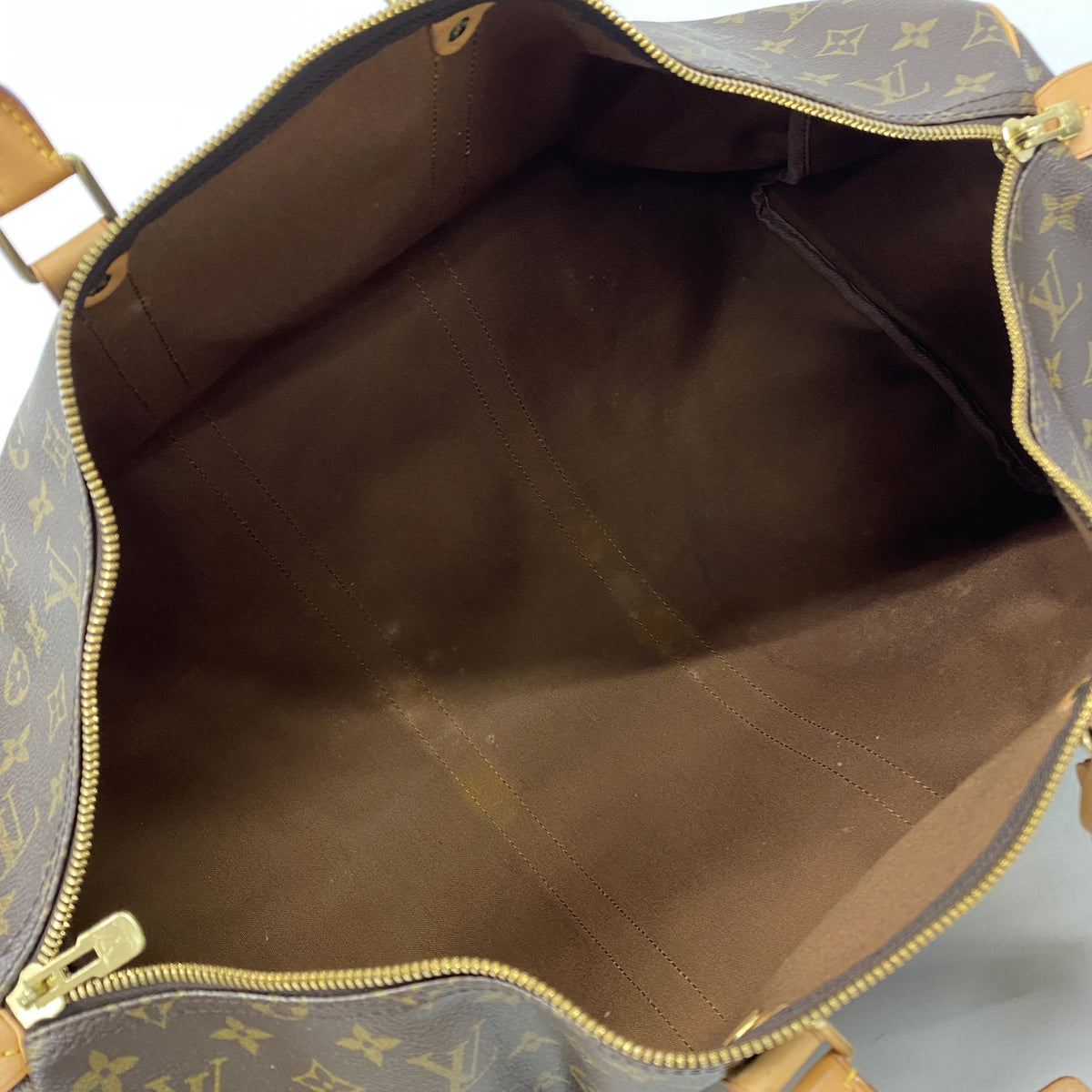 【6kd4773-h】ルイヴィトン ボストンバッグ モノグラム キーポル55 M41424 ブラウン【中古】メンズ レディース ユニセックス