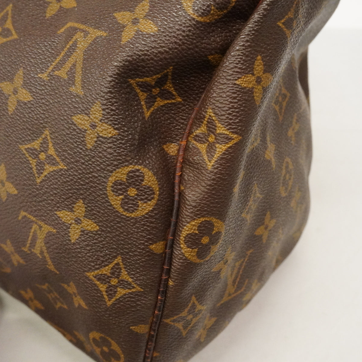 【6kd4784-h】ルイヴィトン ハンドバッグ モノグラム スピーディ35 M41107 ブラウン【中古】レディース