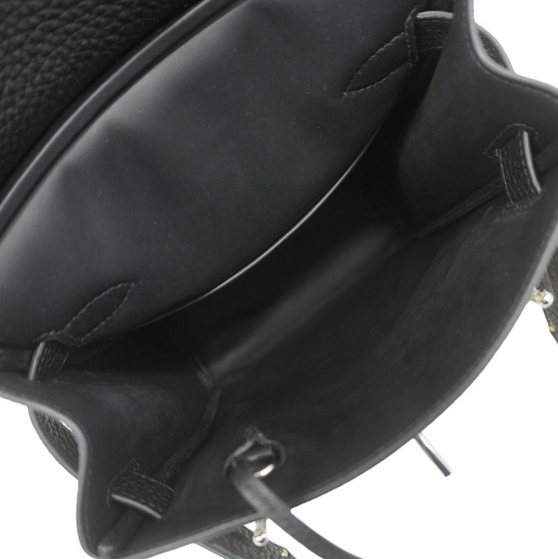 【6kd4792】エルメス ショルダーバッグ ケリーアッカドPM トゴ ブラック シルバー金具 K刻印【中古】レディース