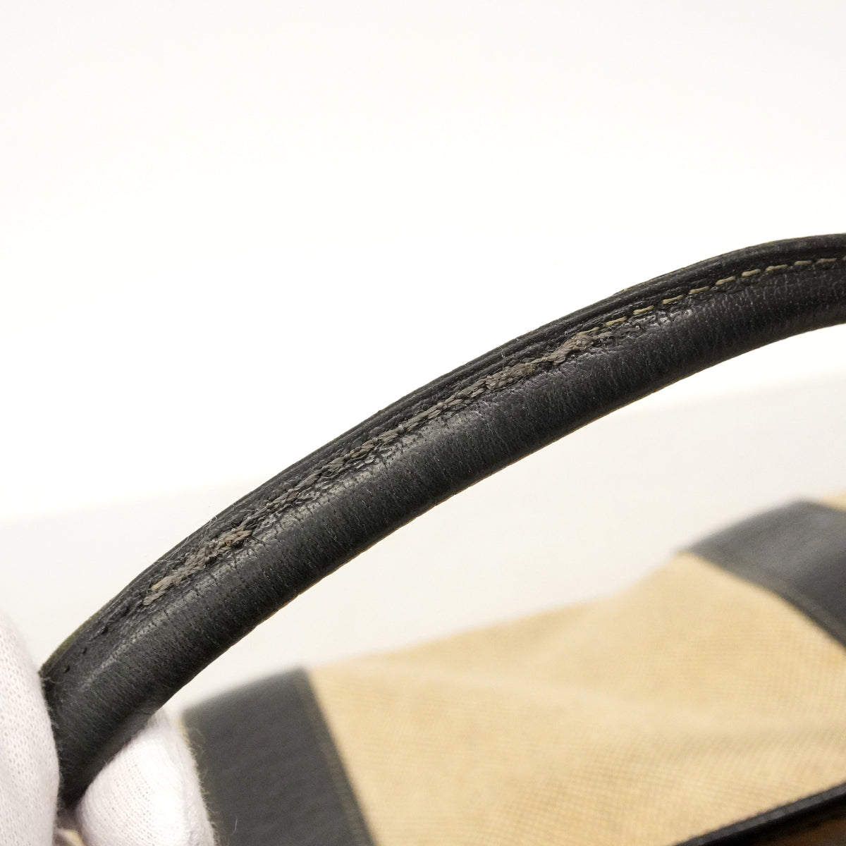 【6kd4799-h】エルメス トートバッグ ガーデンパーティPM トワルアッシュ ブラック シルバー金具 □G刻印【中古】レディース