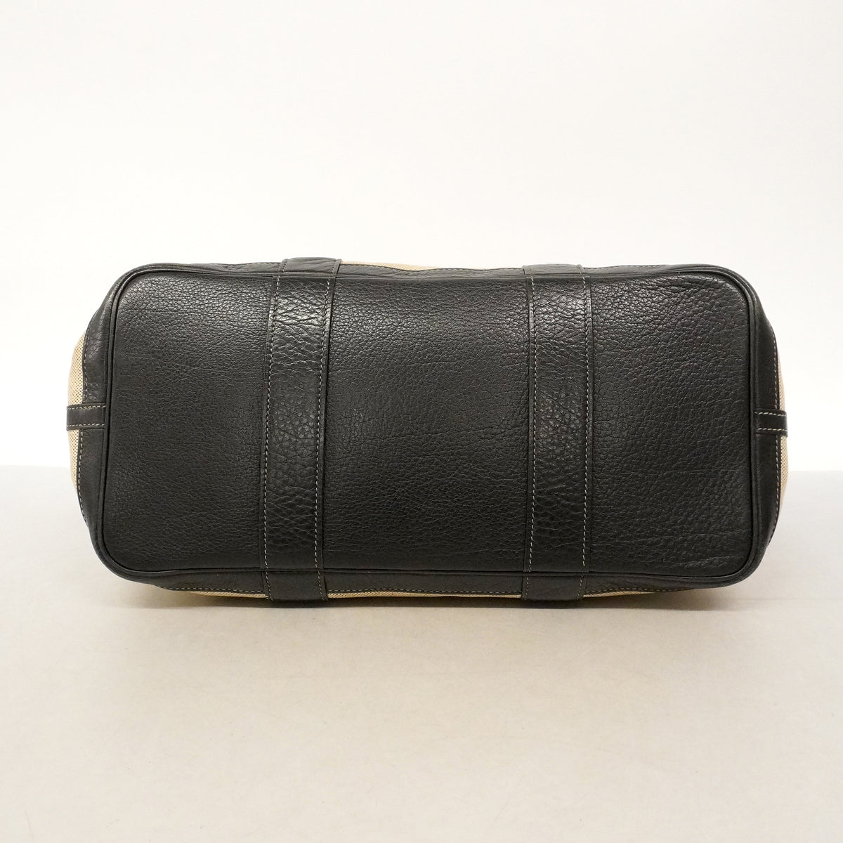 【6kd4799-h】エルメス トートバッグ ガーデンパーティPM トワルアッシュ ブラック シルバー金具 □G刻印【中古】レディース
