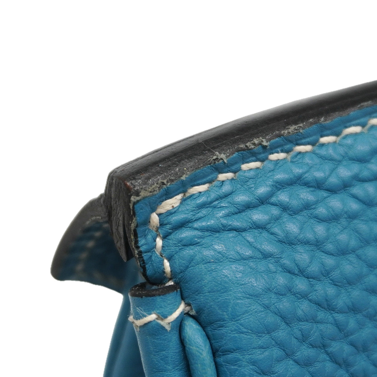 【6kd4805】エルメス ハンドバッグ バーキン30 トゴ ブルージーン シルバー金具 □I刻印【中古】レディース