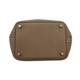 【6kd4806】エルメス ハンドバッグ ピコタンロックPM トリヨンクレマンス エトゥープ シルバー金具 Z刻印【中古】レディース