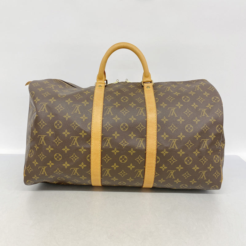 【6kd4830】ルイヴィトン ボストンバッグ モノグラム キーポル50 M41426 ブラウン【中古】メンズ レディース ユニセックス