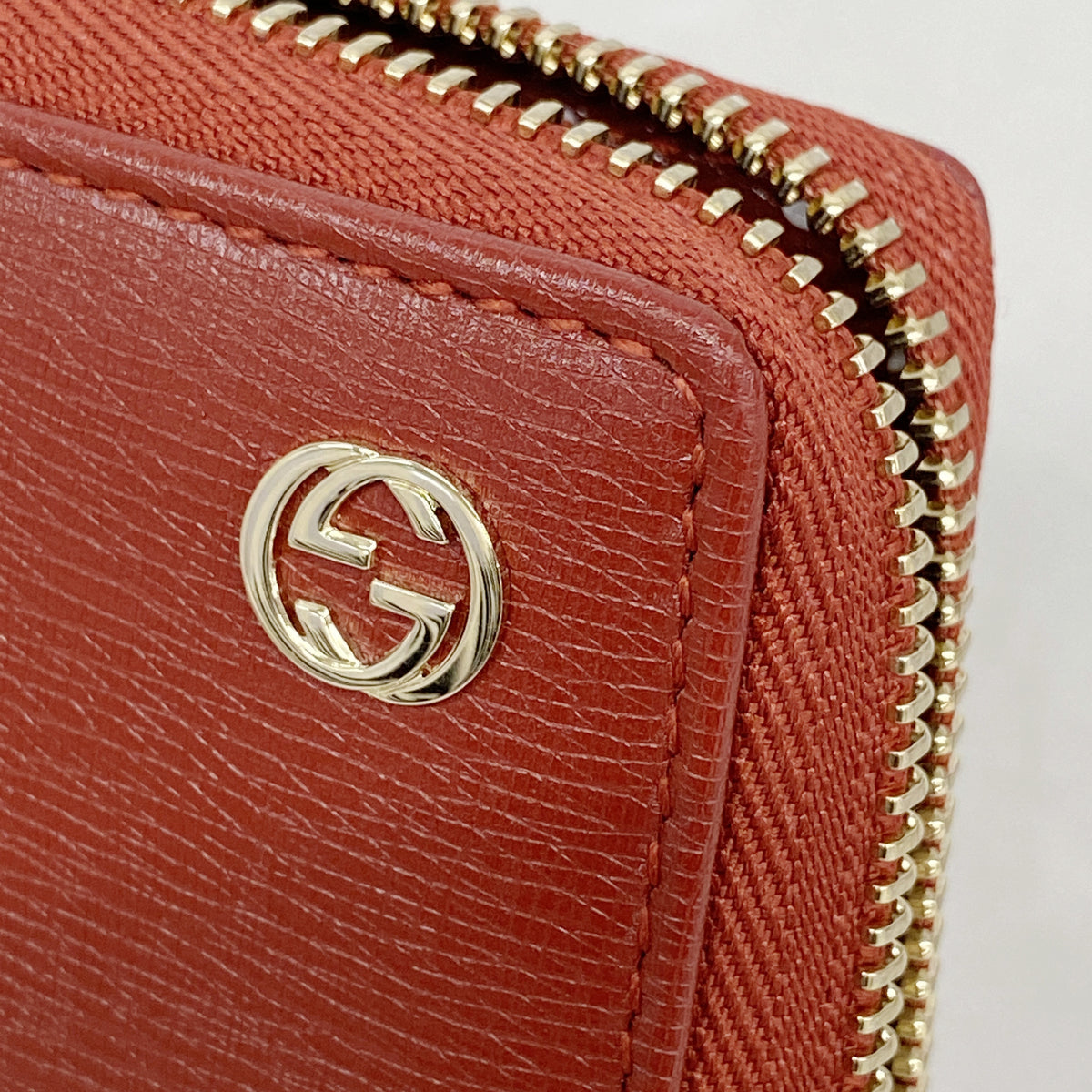 【6kd4833】グッチ 長財布 インターロッキングG 309705 レザー ボルドー シャンパンゴールド金具【中古】レディース