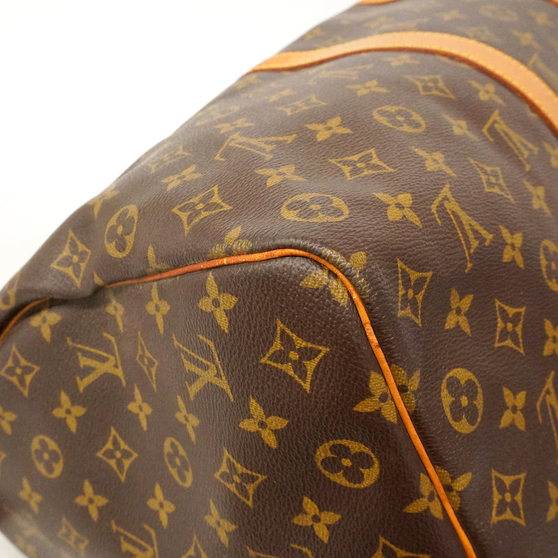 【6kd4835】ルイヴィトン ボストンバッグ モノグラム キーポル50 M41426 ブラウン【中古】メンズ レディース ユニセックス