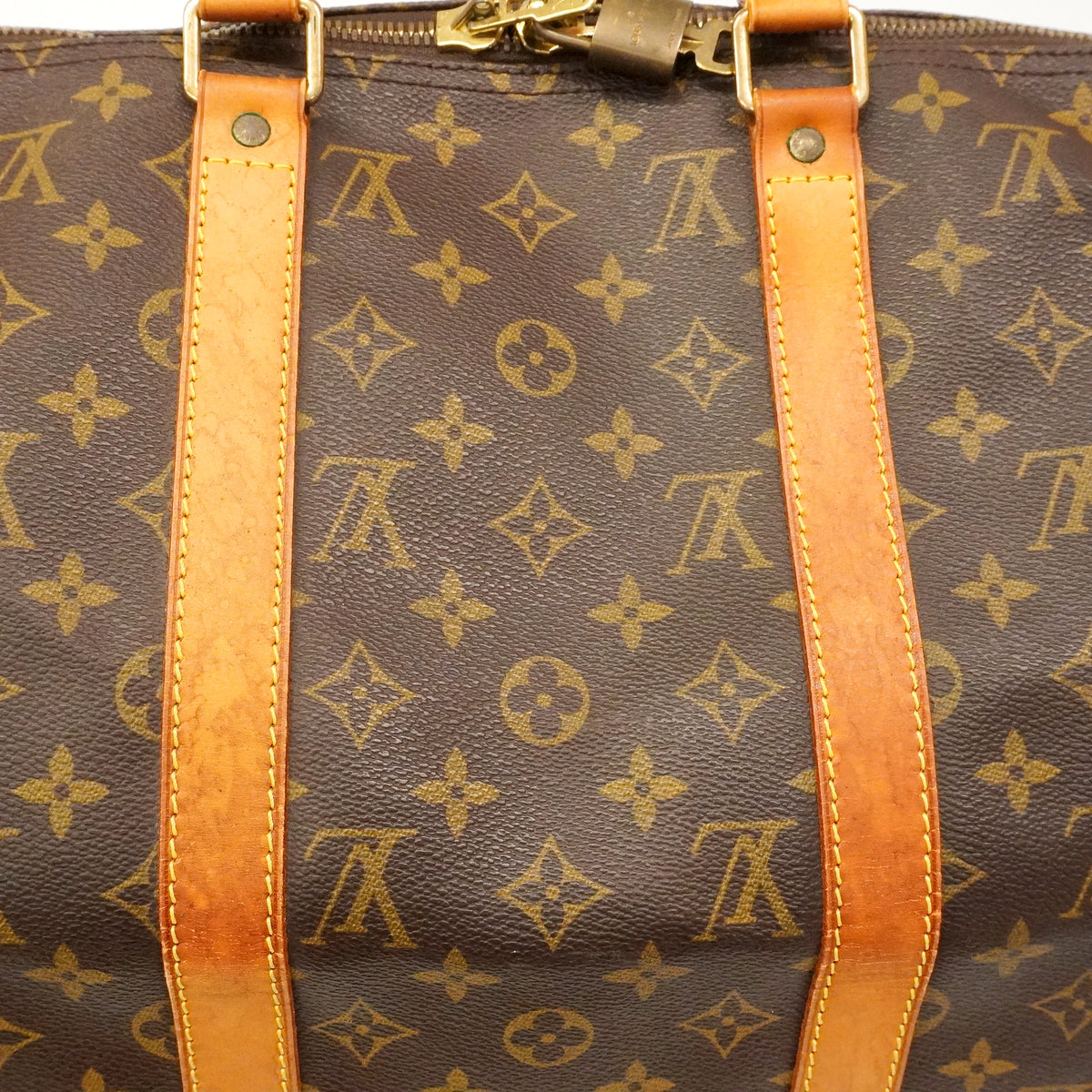 【6kd4835】ルイヴィトン ボストンバッグ モノグラム キーポル50 M41426 ブラウン【中古】メンズ レディース ユニセックス