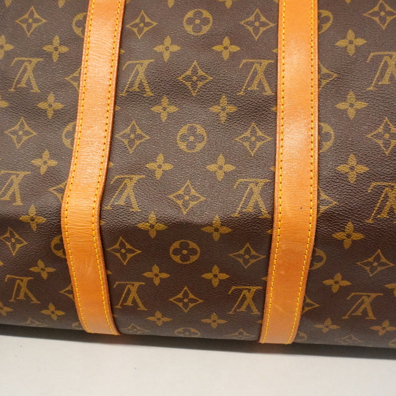 【6kd4836】ルイヴィトン ボストンバッグ モノグラム キーポル50 M41426 ブラウン【中古】メンズ レディース ユニセックス