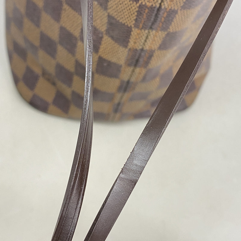 【6kd4846】ルイヴィトン トートバッグ ダミエ ネヴァーフルMM N51105 エベヌ【中古】レディース
