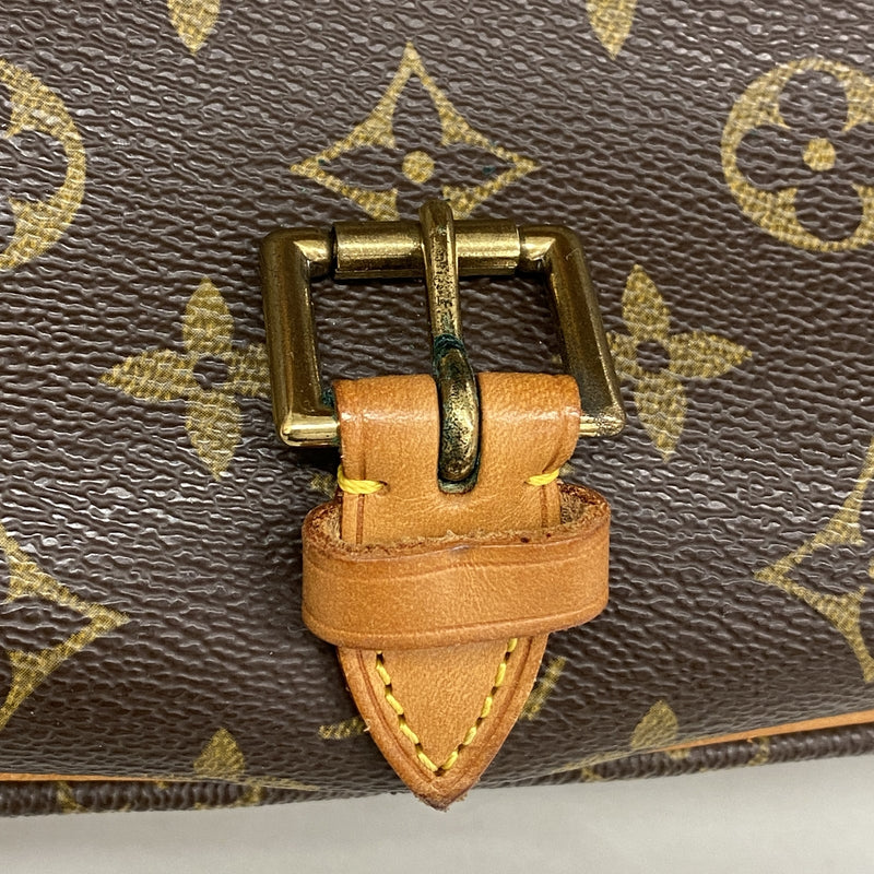 【6kd4847】ルイヴィトン ショルダーバッグ モノグラム ソローニュ M42250 ブラウン【中古】レディース
