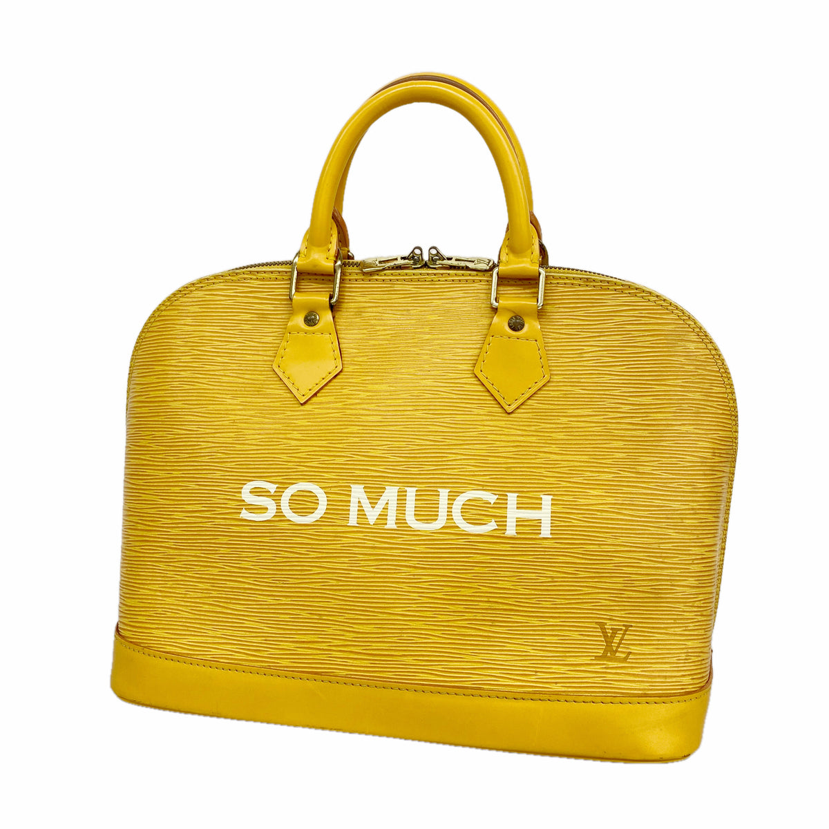 【6kd4853】ルイヴィトン ハンドバッグ エピ シンゾーン アルマ M52149 ジョーヌ【中古】レディース