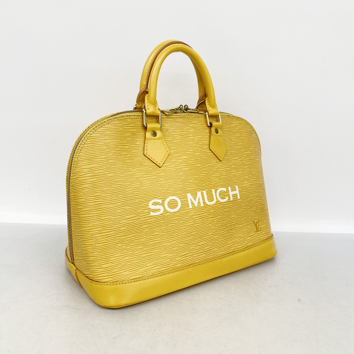 【6kd4853】ルイヴィトン ハンドバッグ エピ シンゾーン アルマ M52149 ジョーヌ【中古】レディース