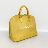 【6kd4853】ルイヴィトン ハンドバッグ エピ シンゾーン アルマ M52149 ジョーヌ【中古】レディース