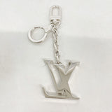 【6kd4859】ルイヴィトン キーホルダー・チャーム ポルトクレ イニシャルLV M65071 シルバー【中古】レディース