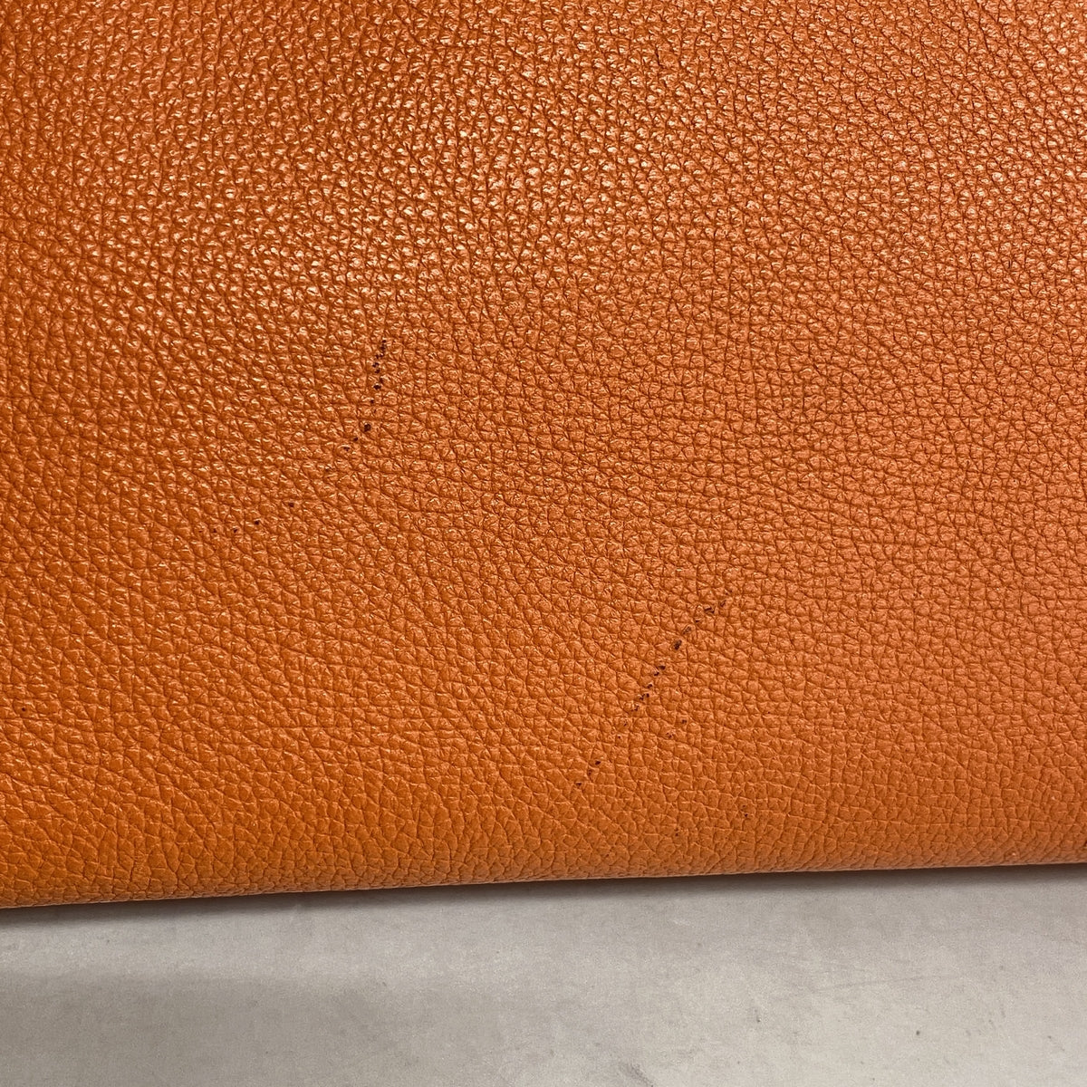 【6kd4863】エルメス ショルダーバッグ ベルランゴPM トリヨンクレマンス オレンジ シルバー金具 □E刻印【中古】レディース