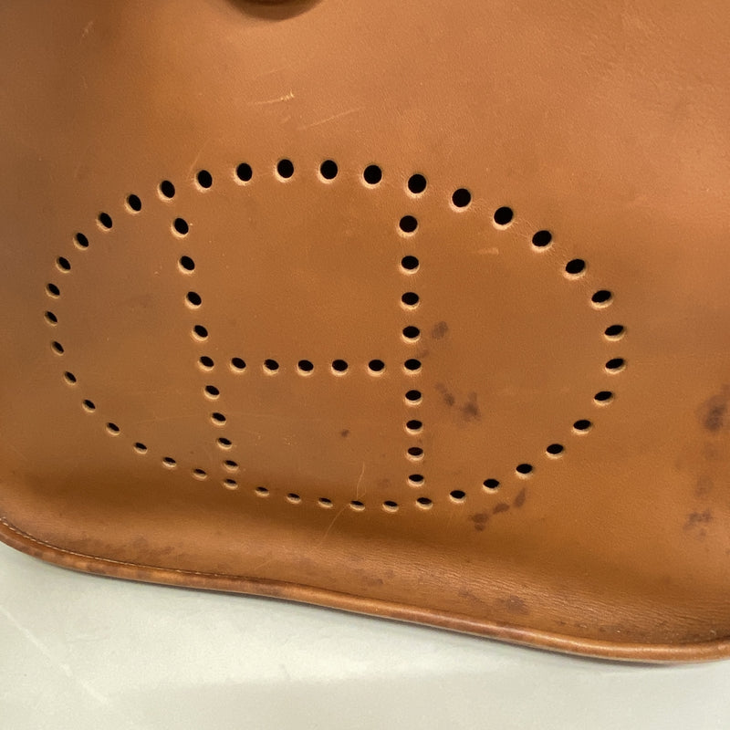 【6kd4864】エルメス ショルダーバッグ エヴリン1PM バレニア フォーヴ シルバー金具 □D刻印【中古】レディース