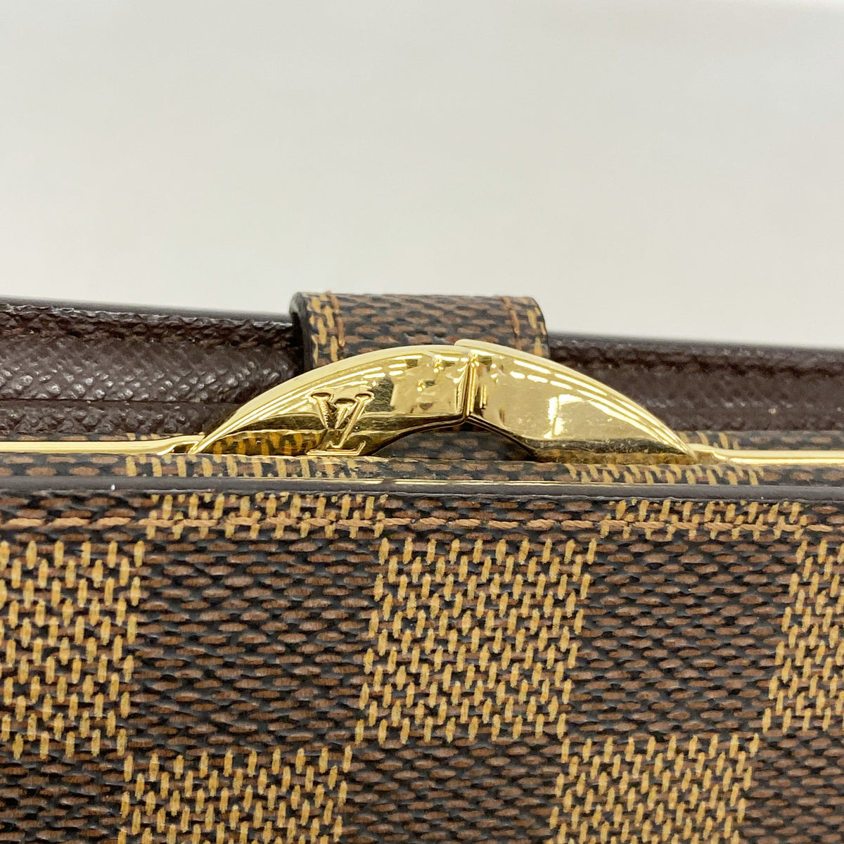 【6kd4872】ルイヴィトン 財布 ダミエ ポルトモネビエヴィエノワ N61664 エベヌ【中古】レディース