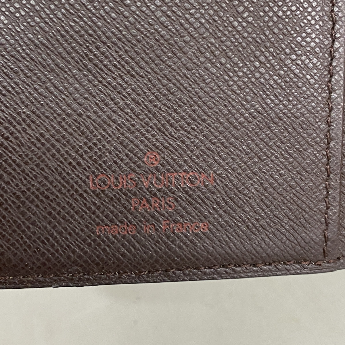 【6kd4872】ルイヴィトン 財布 ダミエ ポルトモネビエヴィエノワ N61664 エベヌ【中古】レディース