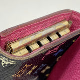 【6kd4879】ルイヴィトン キーケース モノグラム・マルチカラー ミュルティクレ4 M93732 ノワール/グルナード 【中古】レディース