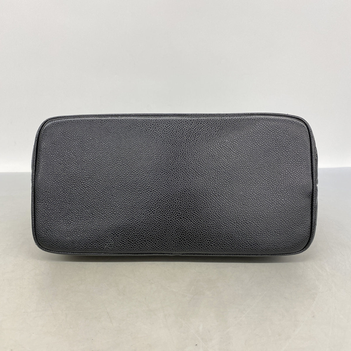 【6kd4882】シャネル トートバッグ マトラッセ キャビアスキン ブラック シルバー金具【中古】レディース