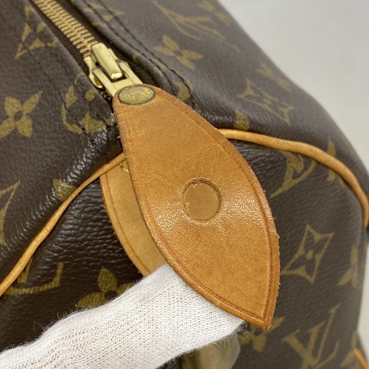 【6kd4887】ルイヴィトン ハンドバッグ モノグラム スピーディ35 M41107 ブラウン【中古】レディース
