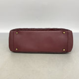 【6kd4904】シャネル ショルダーバッグ マトラッセ チェーンショルダー レザー ボルドー ゴールド金具【中古】レディース