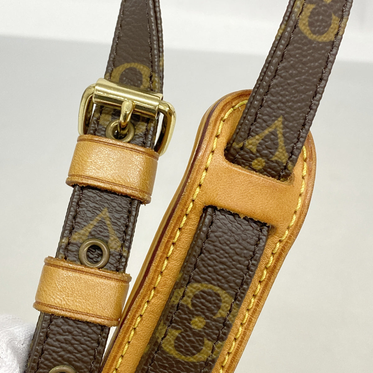 【6kd4929】ルイヴィトン ショルダーバッグ モノグラム ダヌーブ M45266 ブラウン【中古】レディース