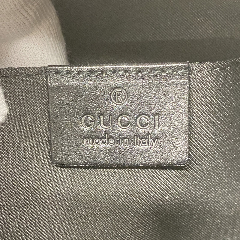 【6kd4935】グッチ ショルダーバッグ GGキャンバス 000 0602 キャンバス ブラック シルバー金具【中古】レディース