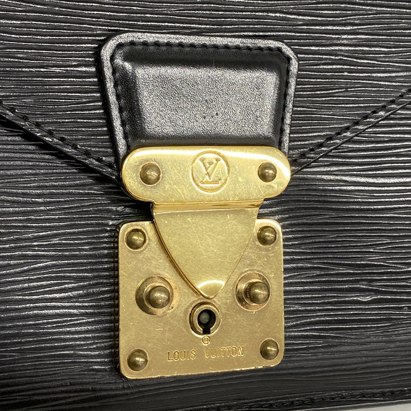 【6kd4949】ルイヴィトン クラッチバッグ エピ ポシェットセリエドラゴンヌ M52612 ノワール【中古】メンズ