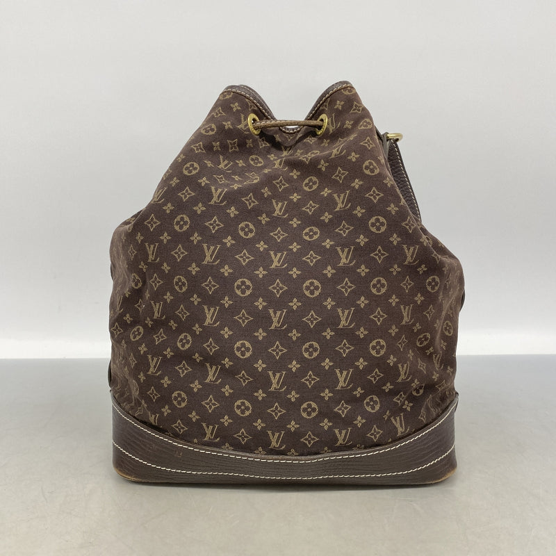 【6kd4961】ルイヴィトン ショルダーバッグ モノグラム・ミニラン ノエ M95229 エベヌ【中古】レディース