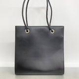 【6kd4964】カルティエ トートバッグ パンテール レザー ブラック シルバー金具【中古】レディース