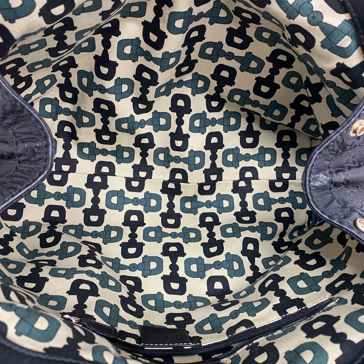 【6kd4966】グッチ ハンドバッグ グッチシマ スーキー 211944 レザー ブラック シャンパンゴールド金具【中古】レディース