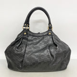【6kd4966】グッチ ハンドバッグ グッチシマ スーキー 211944 レザー ブラック シャンパンゴールド金具【中古】レディース