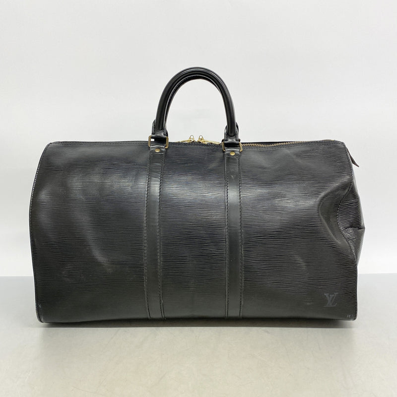 【6kd4969】ルイヴィトン ボストンバッグ エピ キーポル45 M59152 ノワール【中古】メンズ レディース ユニセックス