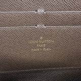 【6kd4971】ルイヴィトン 長財布 モノグラム・ミニラン ジッピーウォレット M95235 エベヌ【中古】レディース