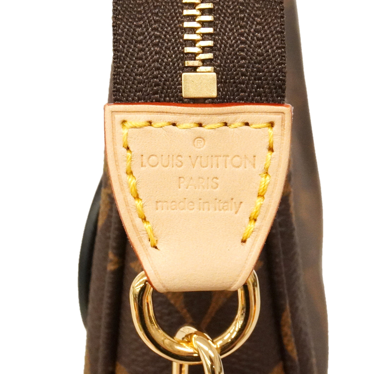 【6kd4974】ルイヴィトン ショルダーバッグ モノグラム・パンダ ポシェットアクセソワール M13440 ブラウン【中古】レディース