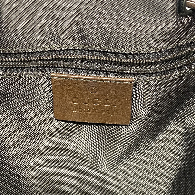 【6kd4985】グッチ ショルダーバッグ GGキャンバス 01165 キャンバス ベージュ シルバー金具【中古】レディース