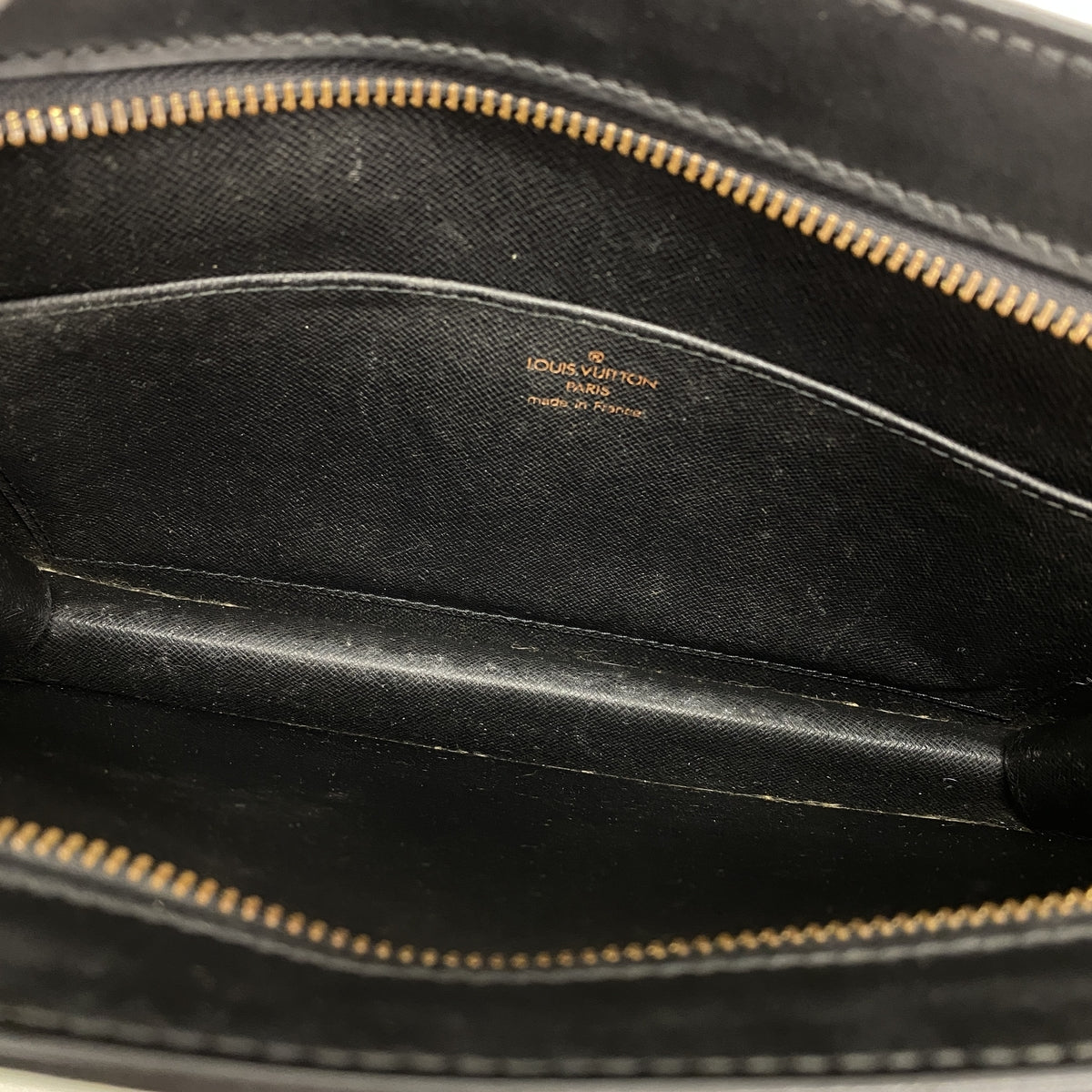 【6kd4995】ルイヴィトン クラッチバッグ エピ ポシェットオム M52522 ノワール【中古】メンズ