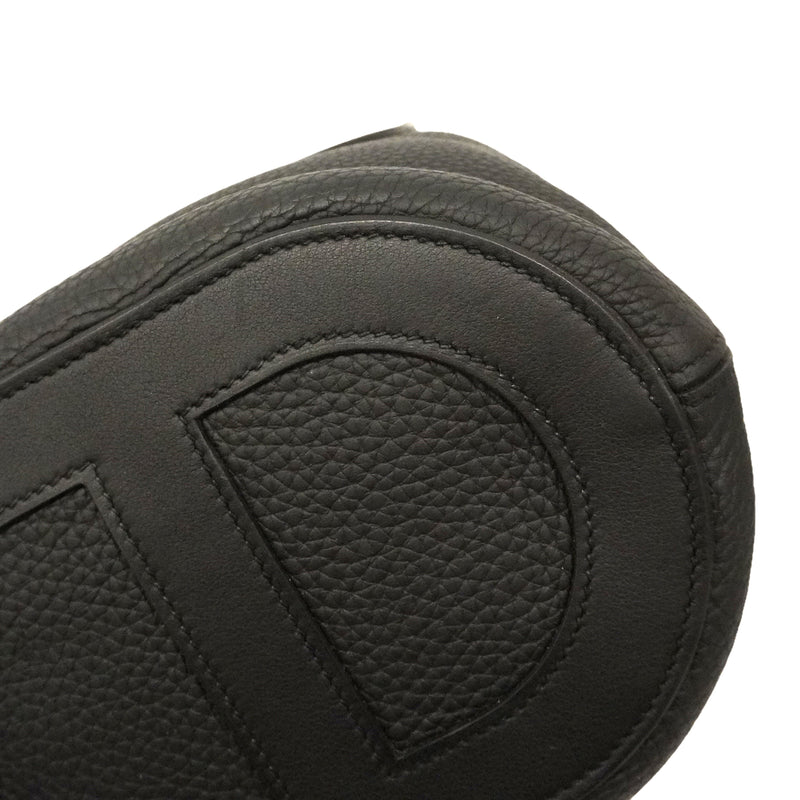 【6kd5015】エルメス ハンドバッグ インザループ18 トリヨンクレマンス ブラック シルバー金具 B刻印【中古】レディース