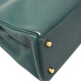 【6kd5016】エルメス ハンドバッグ ケリー32 トゴ ブルートンペット ゴールド金具 A刻印 2wayバッグ【中古】レディース