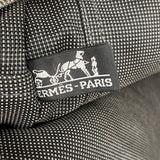 【6ke5038】エルメス トートバッグ エールラインMM ナイロン グレー シルバー金具【中古】メンズ レディース ユニセックス