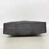 【6ke5038】エルメス トートバッグ エールラインMM ナイロン グレー シルバー金具【中古】メンズ レディース ユニセックス