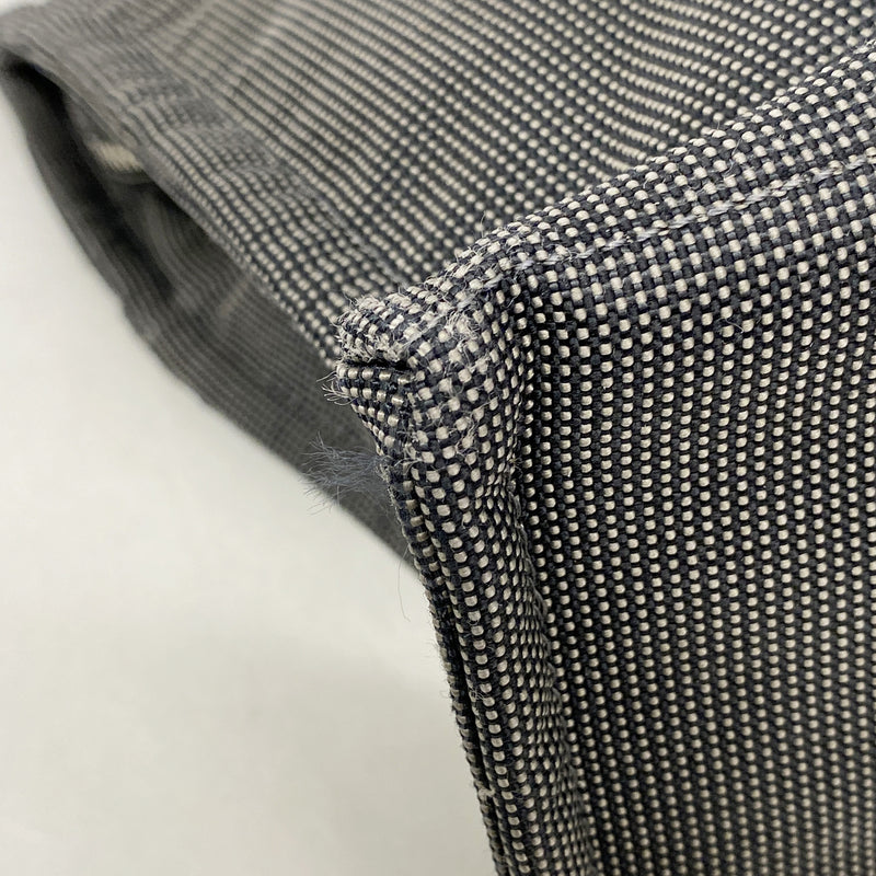 【6ke5038】エルメス トートバッグ エールラインMM ナイロン グレー シルバー金具【中古】メンズ レディース ユニセックス