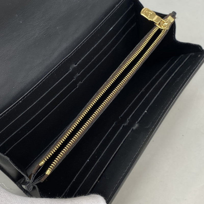 【6ke5053】ルイヴィトン 長財布 モノグラム・リバース ポルトフォイユサラドーフィーヌ M46645 ブラウン【中古】レディース
