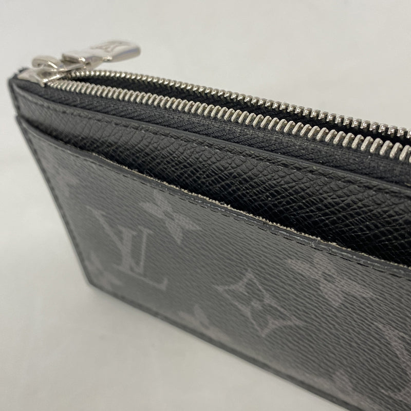 【6ke5065】ルイヴィトン コインケース モノグラム・エクリプス コインカードホルダー M29656 ブラック【中古】メンズ