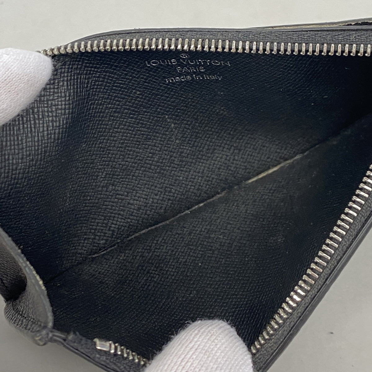 【6ke5065】ルイヴィトン コインケース モノグラム・エクリプス コインカードホルダー M29656 ブラック【中古】メンズ