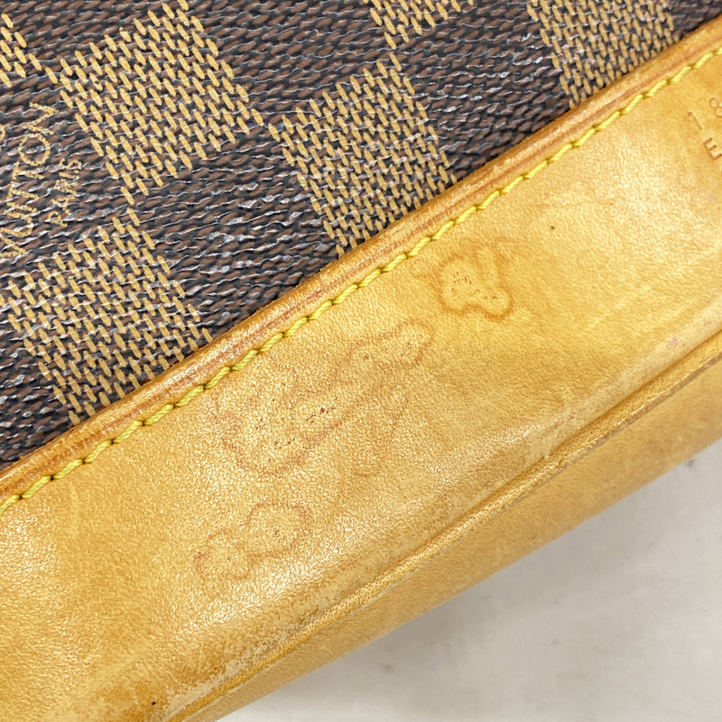 【6ke5068】ルイヴィトン リュック・デイパック ダミエ 100周年記念 アルルカン N99038 エベヌ【中古】レディース