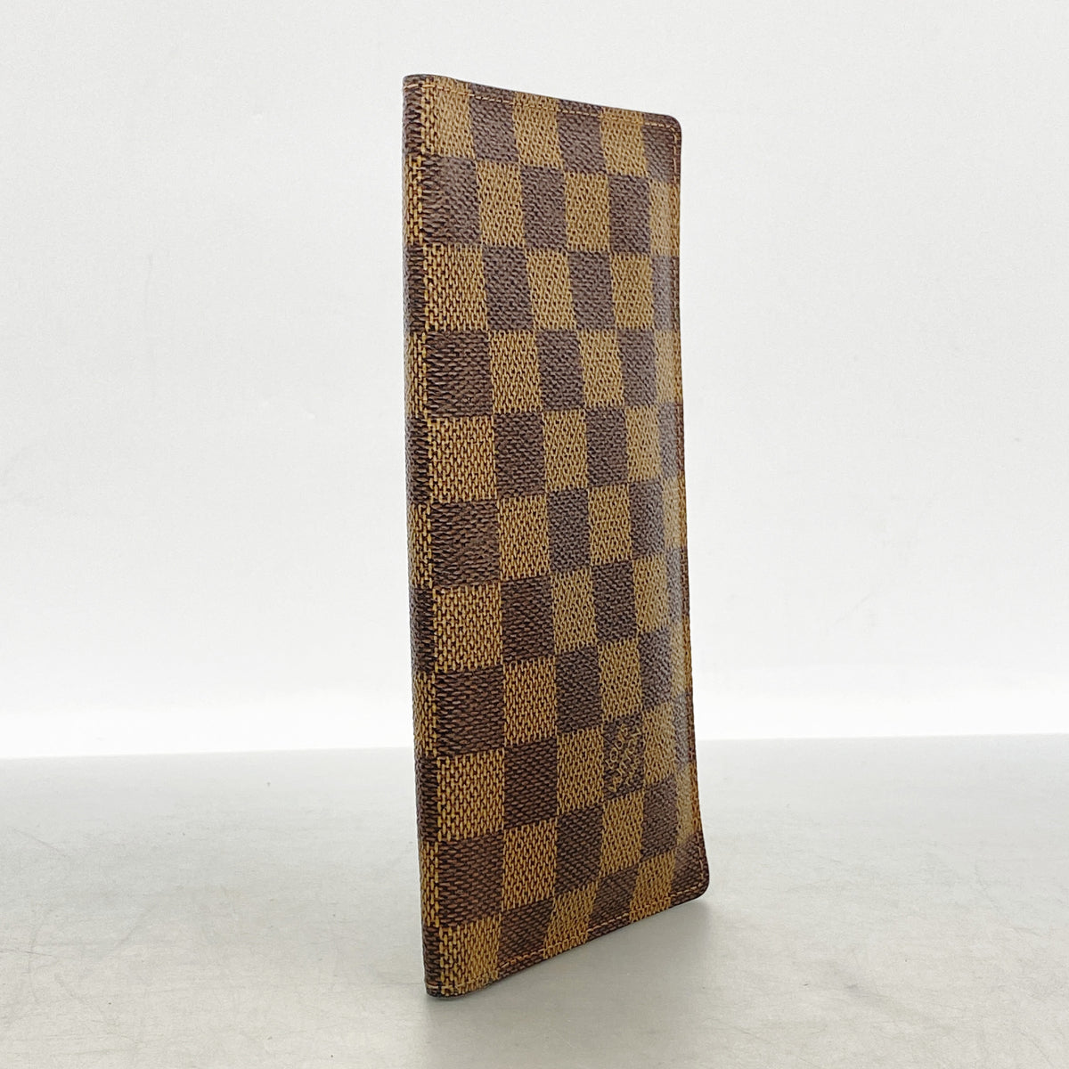 【6ke5074】ルイヴィトン 長札入れ ダミエ ポルトバルールカルトクレディ N61823 エベヌ【中古】メンズ