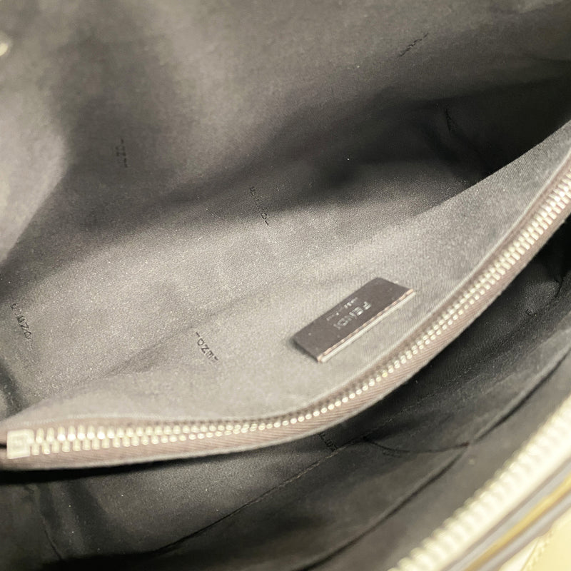 【6ke5075】フェンディ ハンドバッグ バイザウェイ レザー アイボリー シルバー金具 2wayバッグ【中古】レディース